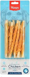Wanpy Tavuk Sargılı Çiğneme Çubukları 85 g, Köpek Ödülü
