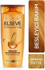L’ORÉAL PARIS Elseve Mucizevi Yağ Besleyici Bakım Şampuanı 390 ml