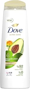 Dove Ultra Care Saç Bakım Şampuanı Dökülme Karşıtı Bakım Avokado Özü 400 ml
