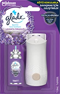 Glade Banyo Lavanta Ferahlığı Hava Tazeleyici 10 mL & Otomatik Sprey Cihazı
