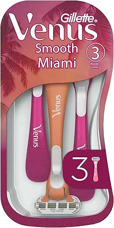 Gillette Venus Smooth Miami Kadın Tıraş Bıçağı 3’lü