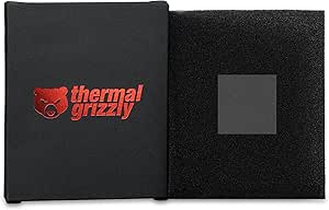 Thermal Grizzly Carbonaut – Carbon Termal Ped – Yapışmaz, Esnek ve Tekrar Kullanılabilir – Çok Yüksek Isı İletkenliği – Elektrik İletir! (25 × 25 × 0,2 mm)
