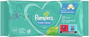 Pampers Fresh & Clean Islak Bebek Mendili, 1 paket, 52 Islak Mendil