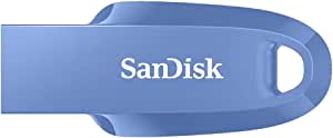 SanDisk 256 GB Ultra Curve USB 3.2 Flash Drive Navy Blue 100 MB/s’ye kadar