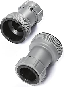Bestway Flowclear Yer Üstü Filtre Pompası Havuz Hortumu Adaptörü, Hortum Çapı 1,5 “(38 mm) Ölçer ve 1,25” (32 mm) Çaplı Havuz Vanalarına Bağlanır