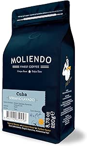 Moliendo Finest Coffe Cuba Serrano Lavado Yöresel Kahve (Çekirdek) 250 g