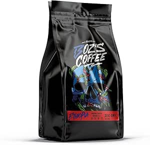 Meryem Boz’s Coffee Ethiopia Öğütülmüş Filtre Kahve, Orta Kavrulmuş,%100 Arabica, Çiceksi ve Meyvemsi Tat, 100 g