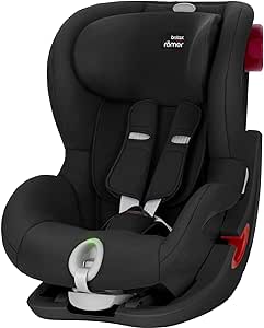 Britax Römer KING II LS Oto Koltuğu, 5 Noktalı Emniyet Kemeri Sistemi, 9-18 kg, 9 ay ile 4 yaş arası çocuklar için, Siyah (Cosmos Black)