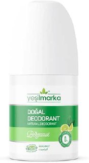 Yeşilmarka Doğal Deodorant- Bergamot- Terlemeyi Değil Ter Kokusunu Engelleyin- Çocuk ve Yetişkin İçin- Aluminyumsuz- Alkolsüz- Parabensiz- Parfümsüz