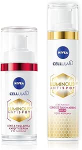NIVEA Luminous630 Kolajen Tetikleyici Yaşlanma Ve Leke Karşıtı Cilt Serumu 30ml Ve Gündüz Bakım Kremi 40ml