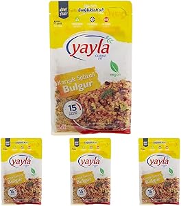 Yayla Gurme Fit Karışık Sebzeli Bulgur 360 Gr 4lü paket
