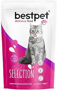 Bestpet Selection Yetişkin, Seçici Kediler İçin Tavuk Etli Kuru Mama, 1 kg