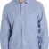 Tommy Hilfiger Tjm Reg Linen Blend Shirt Erkek Gömlek, Mavi, S