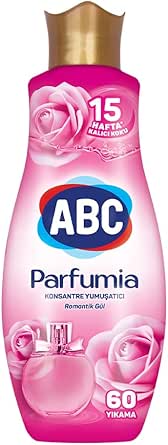 Abc Deterjan Abc Parfumia Romantik Gül Konsantre Yumuşatıcı 60 Yıkama 1440 Ml
