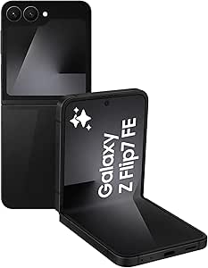 Samsung Galaxy Z Flip7 FE, Yapay Zeka Telefonu, Siyah, 256GB Depolama, 8GB Bellek, Selfie için 50MP Kamera, Akıcı İşlemci, 4000 mAh Pil (Samsung Türkiye Garantili)