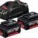 Bosch Professional 18 Volt Akü Şarj Cihazı Seti (2 x 5,0 Ah Li-Ion Akü + GAL 1880 CV Şarj Cihazı, Karton kutuda)