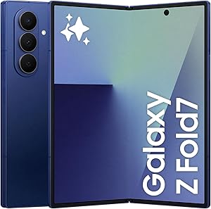 Samsung Galaxy Z Fold7, Yapay Zeka Telefonu, Mavi Gölge, 512GB Depolama, 12GB Bellek, 200MP Kamera, 3nm İşlemci, 4400 mAh Pil (Samsung Türkiye Garantili)