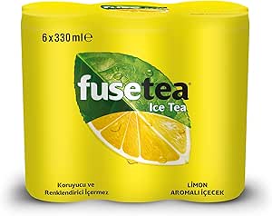 Fusetea Limon Aromalı Kutu 6×330 ML