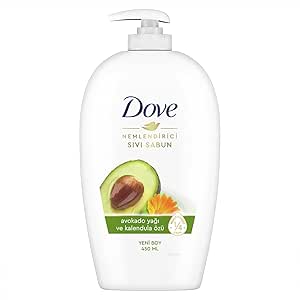 Dove Sıvı Sabun, Avokado Yağı ve Kalendula Özlü 450 ml