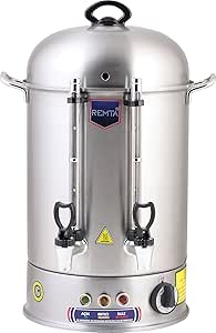 Remta GZR03 Gizli Rezistans Çay Makinesi, 250 Bardak, 2500 W, Gümüş Rengi, Paslanmaz Çelik
