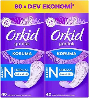 Orkid Günlük Ped Normal Dev Ekonomi Paketi 80 Ped