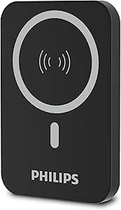 PHILIPS DLP9771/00 5.000 mAh 20W MagSafe Wireless Powerbank 1xUSB-C, Siyah