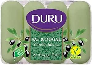 DURU Saf&Dogal Zeytinyağlı Sabun, 70 Gramx4