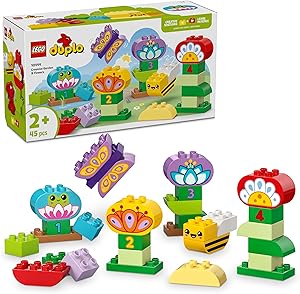 LEGO DUPLO Town Yaratıcı Bahçe ve Çiçekler 10444-2 Yaş ve Üzeri Okul Öncesi Çocuklar için Eğitici ve Yaratıcı Oyuncak Yapım Seti (45 Parça)