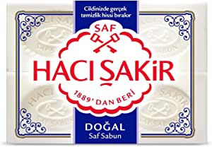 Hacı Şakir Doğal Geleneksel Beyaz Sabun (4 Adet)
