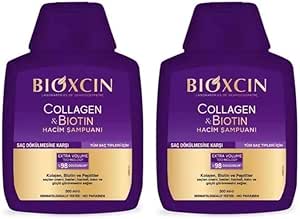 Bioxcin Collagen & Biotin Ekstra Hacim & Dolgunlaştırıcı Şampuan 300 Ml – Ince Telli Ve Hassas Saçlar 2li paket
