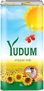 Yudum Ayçiçek Yağı 5 lt Teneke