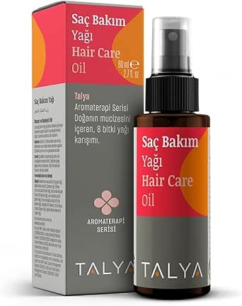 Talya Saç Bakım Yağı, Onarıcı Ve Besleyici Etki, 8 Bitki Yağı Karışımı, 80 ml