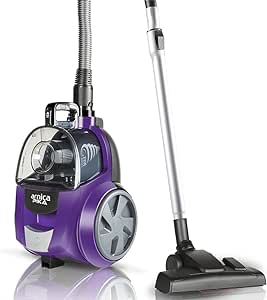 Arnica Pika Mor Toz Hazneli Elektrikli Süpürge, 2.5 L Hazne, 750 W, AFS Filtre, Mor