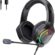Lecoo HT403 Kulak Üstü USB2.0 RGB Led Aydınlatmalı Kablolu Gaming Kulaklık Siyah