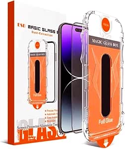 BABİLDEN iPhone İle Uyumlu Point Hizalama Aparatlı Darbe Emici ve Takılırken Camın Altında Kesinlikle Toz Bırakmayan Darbelere Karşı Ekstra Güçlü Ekran Koruyucu Cam (iPhone 11 / XR)