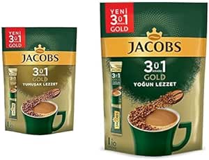 Jacobs 3’ü 1 Arada Yumuşak Lezzet x 2 + Yoğun Lezzet x 2