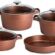 CEM GRANİT MASTER 7 PRÇGOLD ROSE SET (TENCERE20+24/K.YARIK26/TAVA26)