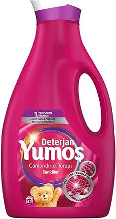 Yumoş Sıvı Çamaşır Deterjanı Canlandırıcı Terapi Renkliler İçin 2520 ml