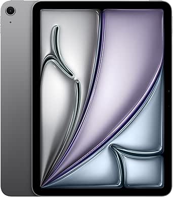 Apple M3 çipli 11 inç iPad Air: Liquid Retina Ekran, 1 TB, 12 MP Ön/Arka Kamera, Wi-Fi 6E, Touch ID, Tüm Gün Süren Pil Ömrü — Uzay Grisi