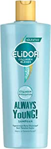 Elidor Collagen Blends Sülfatsız Saç Bakım Şampuanı Always Young Onarıcı ve Yıpranma Karşıtı (350 ml)