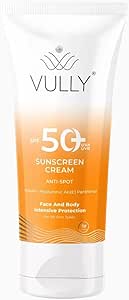 Vully Leke Karşıtı Aydınlatıcı ve Nemlendirici Yüksek Koruyucu Spf+50 Yüz ve Vücut Güneş Kremi 50 ml