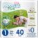 Paddlers Pure 1 Numara Yenidoğan 2-5 kg Ekonomi Paketi Bebek Bezi (1 x 40 Adet)