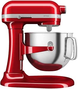 KitchenAid Artisan Kaldırılabilir Kaseli Stand Mikser, Candy Apple, 6,6 L