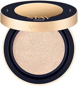 MISSHA Uzun Süre Kalıcı, Yüksek Kapatıcılık Sağlayan Cushion Stay Cushion SPF40/PA++ (No.21P Fair)