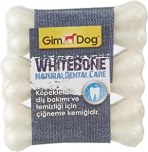 GimDog Mordimi Press Köpekler İçin Kemik, 3’lü, Beyaz
