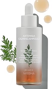 MISSHA Hassas Ciltler İçin Cildin Yağ-Nem Dengesini Koruyan Konsantre Ampul Artemisia Calming Ampoule 50 ml