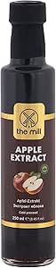 The Mill Elma Özü 250 ml Cam Şişe – %100 Doğal – Soğuk Sıkım – İlave Şeker İçermez – Rafine Şekere Sağlıklı Alternatif – Hiçbir Koruyucu ve Renklendirici İçermez
