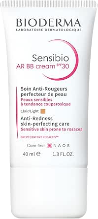 Bioderma Sensibio AR BB SPF30 Hassas Ciltler için Kızarıklık Karşıtı Güneş Koruyuculu Renkli Bakım Kremi 40 Ml