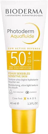 Bioderma Photoderm Aquafluid SPF50+ Tüm Ciltler için Yüksek Korumalı Su Bazlı Yüz Güneş Kremi 40 Ml