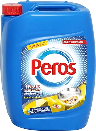 PEROS 4 kg Sıvı Bulaşık Klasik Limon